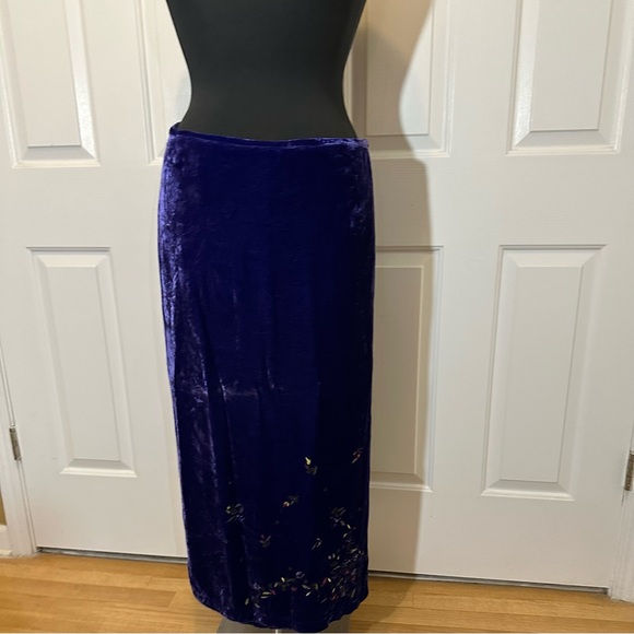 Vintage Chico’s Design purple wrap skirt XL - Picture 5 of 11